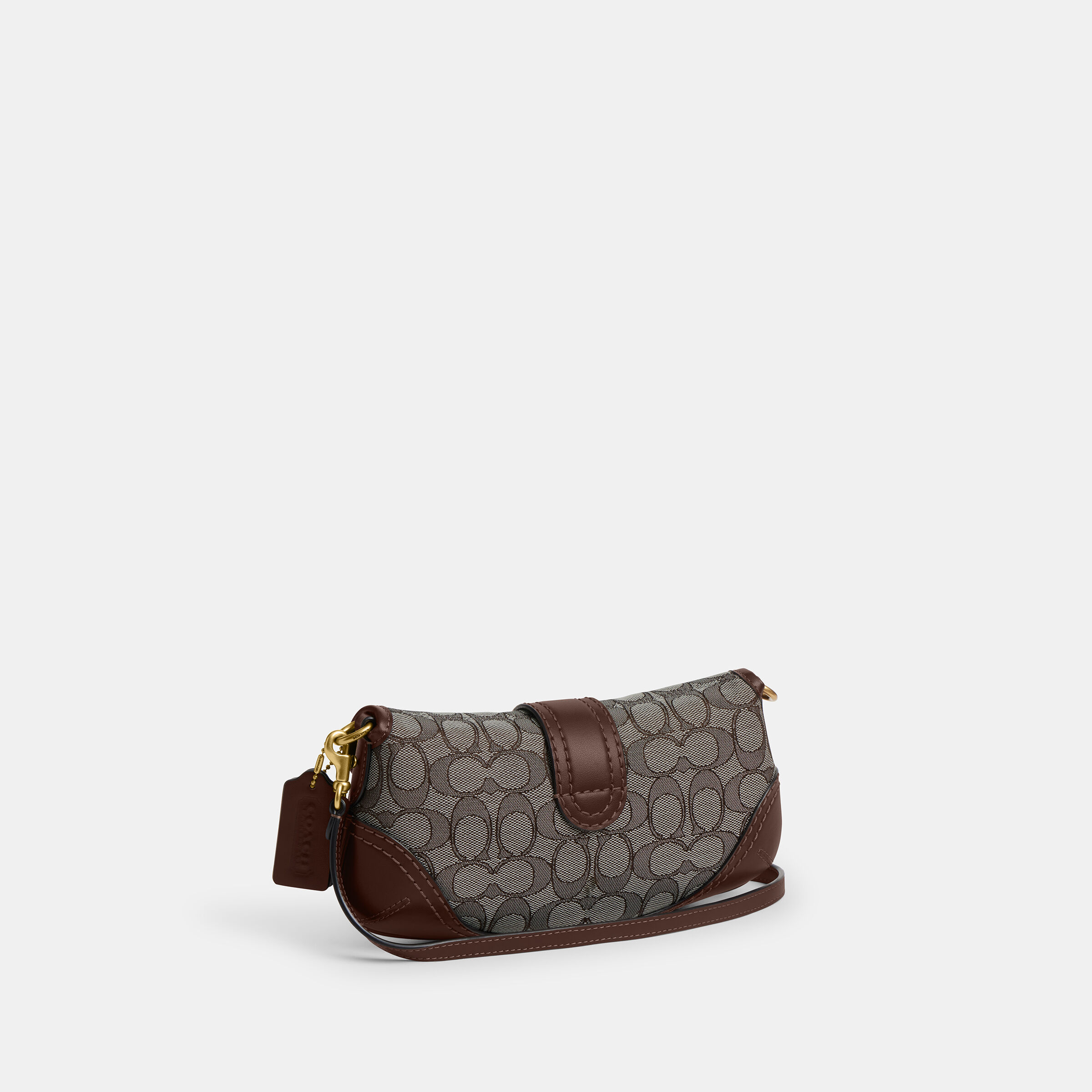 バッグ Coach Soho Flap Jacquard Shoulder Bag Buy COACH Soho Bag 25 In Signature Jacquard Dbrown Online in UAE