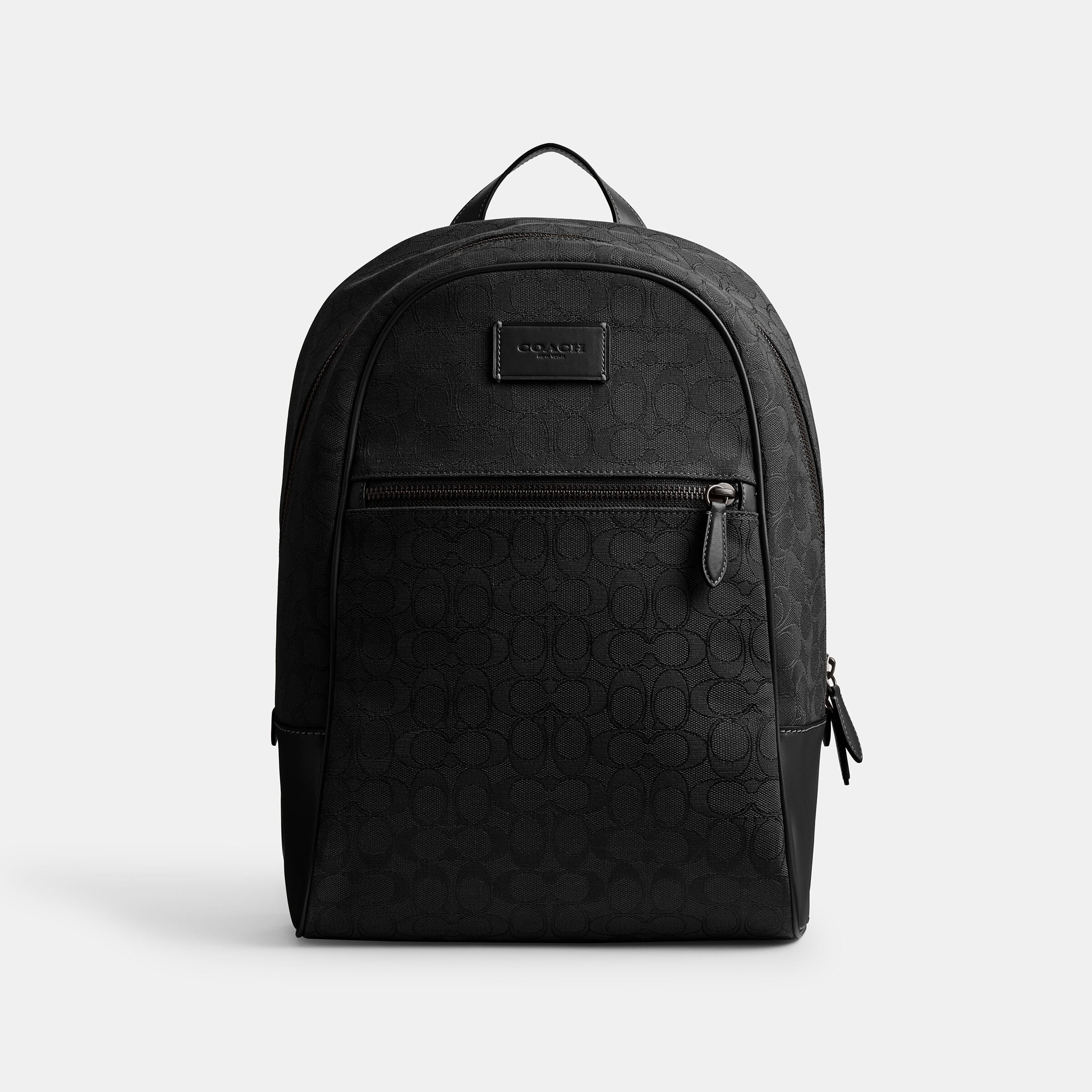 Buy COACH Theo Backpack In Signature Jacquard 27 Black Online in