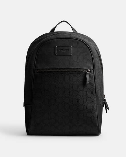 coach backpack price in uae Buy COACH Theo Backpack In Signature Jacquard 27 Black Online in UAE