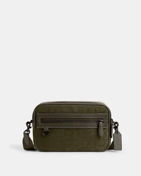 Theo Camera Bag In Signature Jacquard
