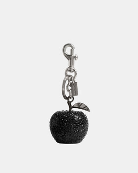Small Crystal Apple Bag Charm