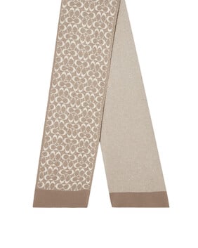 وشاح بنقشة حرف شعار الماركة