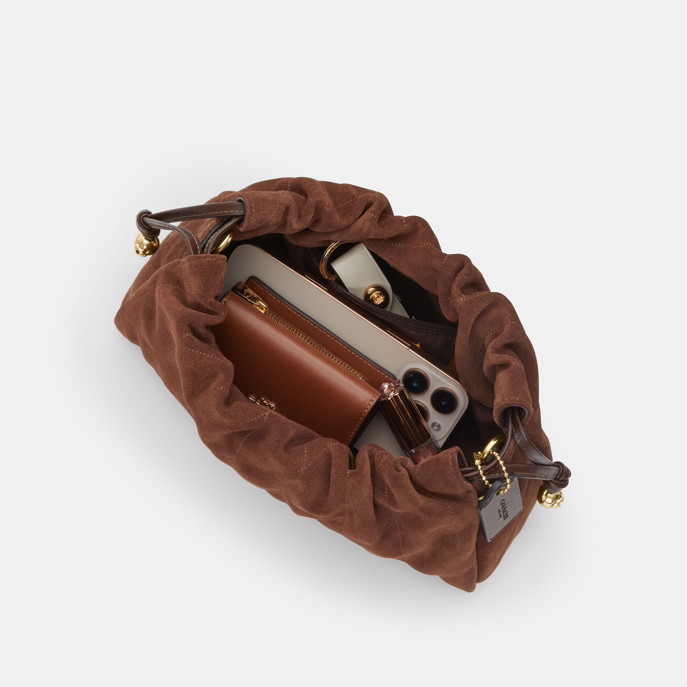 Buy COACH Faye Shoulder Bag With Quilting DARK BROWN Online in UAE Buy COACH Faye Shoulder Bag With Quilting DARK BROWN Online in UAE