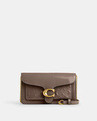 Tabby Chain Clutch In Signature Leather