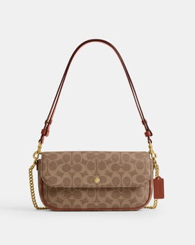Brook Flap Chain Bag In Signature UpcraftedLeather