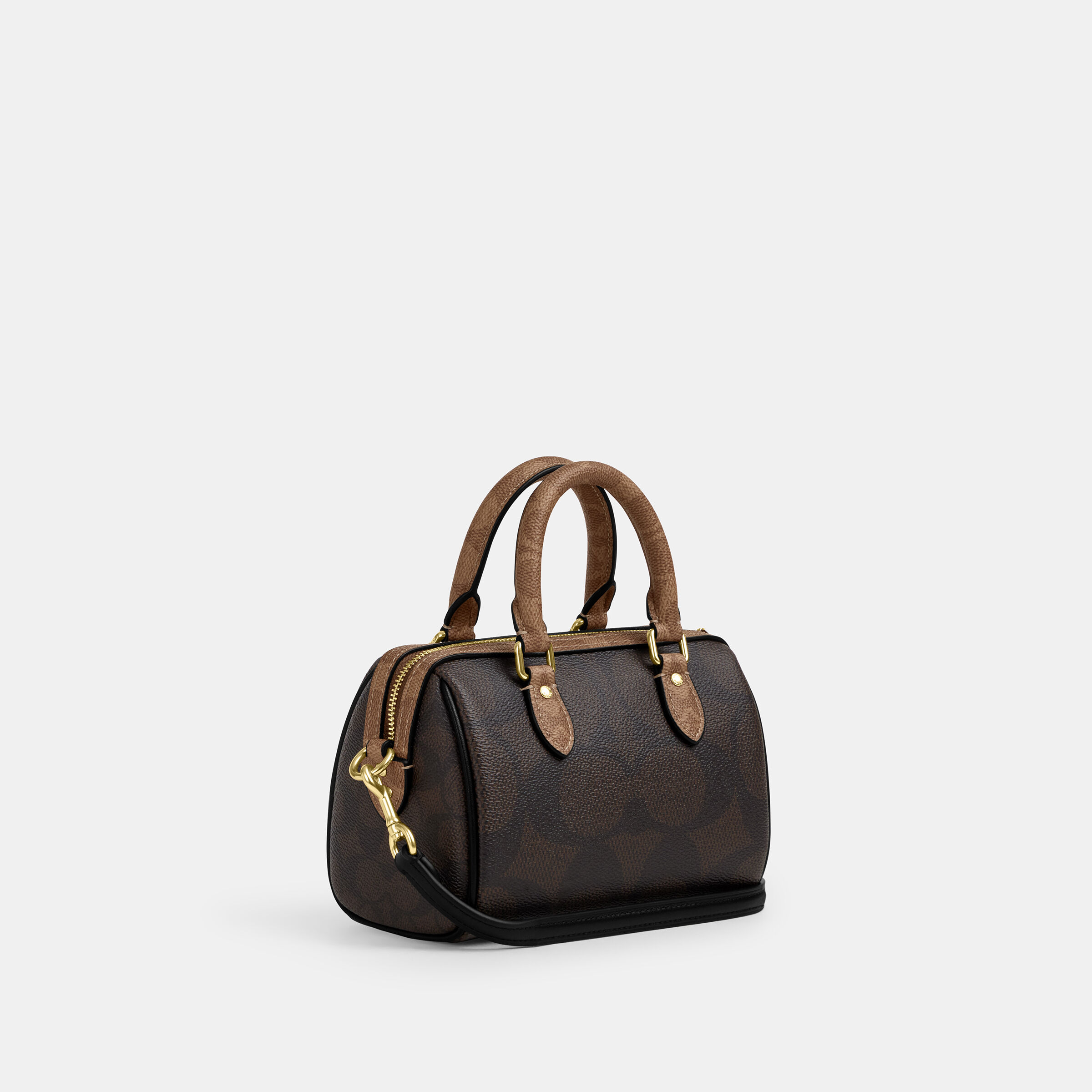 Buy COACH Mini Rowan Crossbody Bag In Blocked Signature Canvas