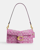 Brain Dead Soft Tabby Shoulder Bag 26 In Signature Jacquard