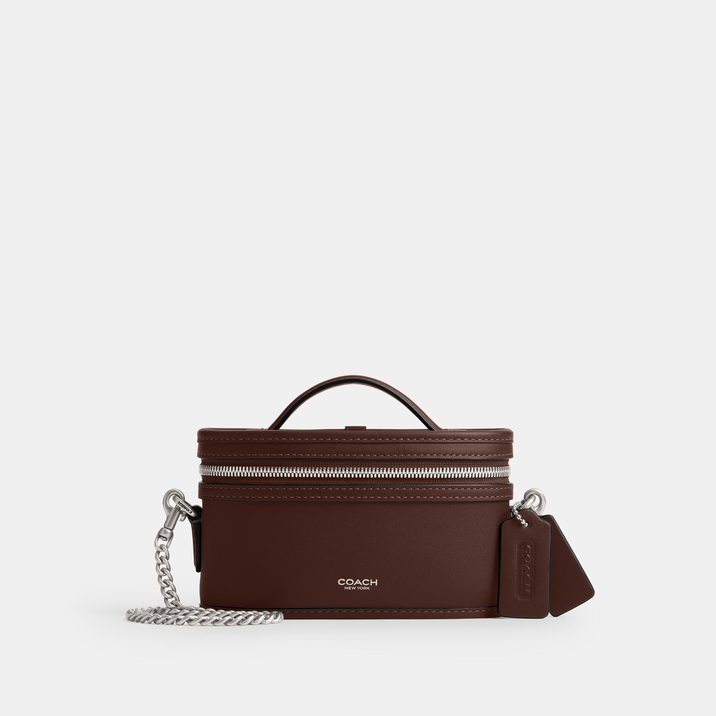 Buy COACH Glovetanned Leather Trail Bag 15 DARK BROWN Online in Kuwait