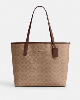 City Tote Bag In Signature Canvas