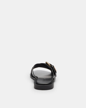 Crisscross Buckle Sandal