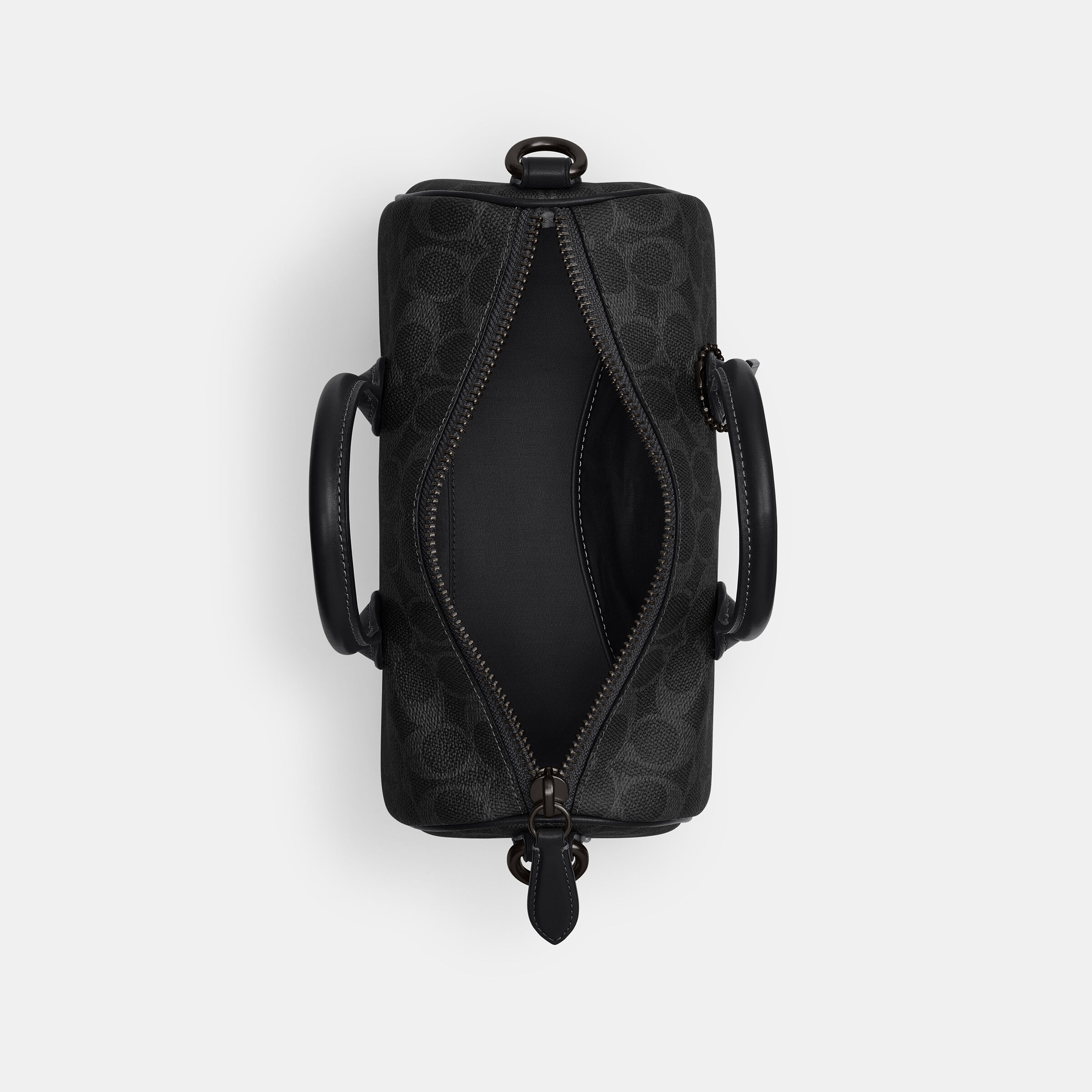 Buy COACH Compass Bag 25 In Signature Canvas Black Online in UAE