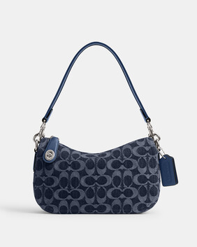 Swinger Bag In Signature Denim