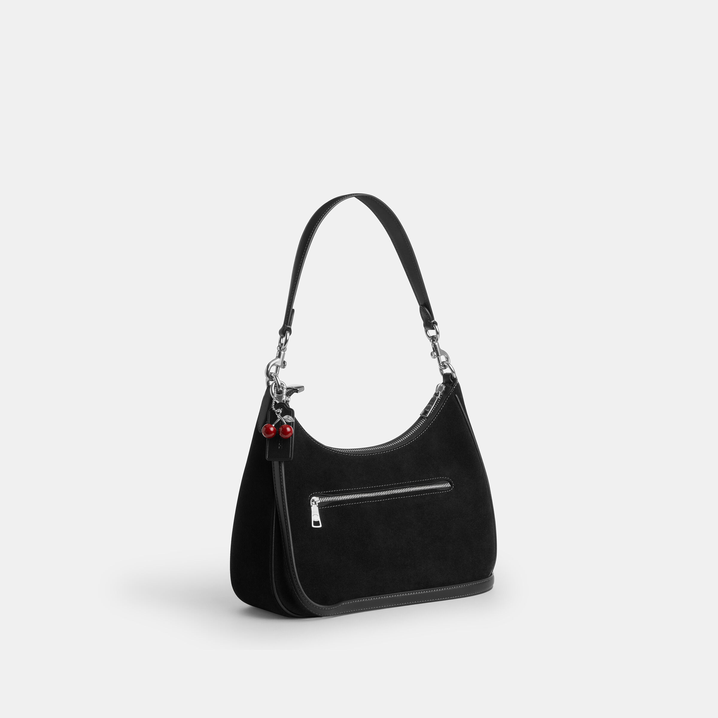 Buy COACH Teri Hobo Bag With Cherry Charm Black Online in UAE