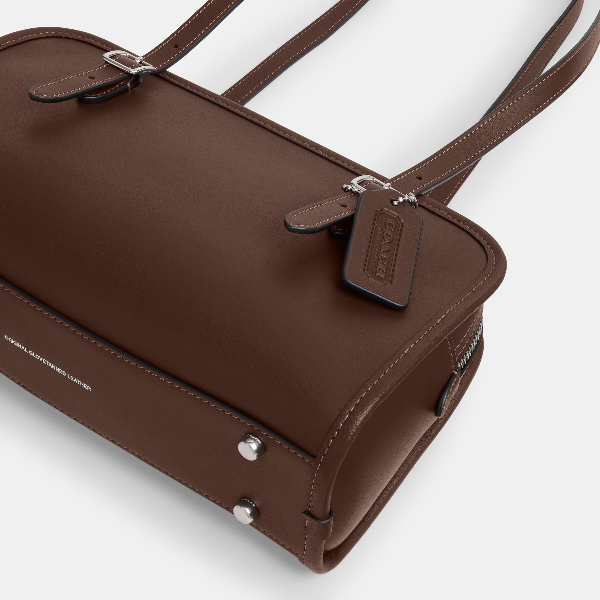 Buy COACH Swing Zip Bag 26 Brown Online in Kuwait