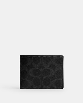 Slim Billfold Wallet In Signature Canvas