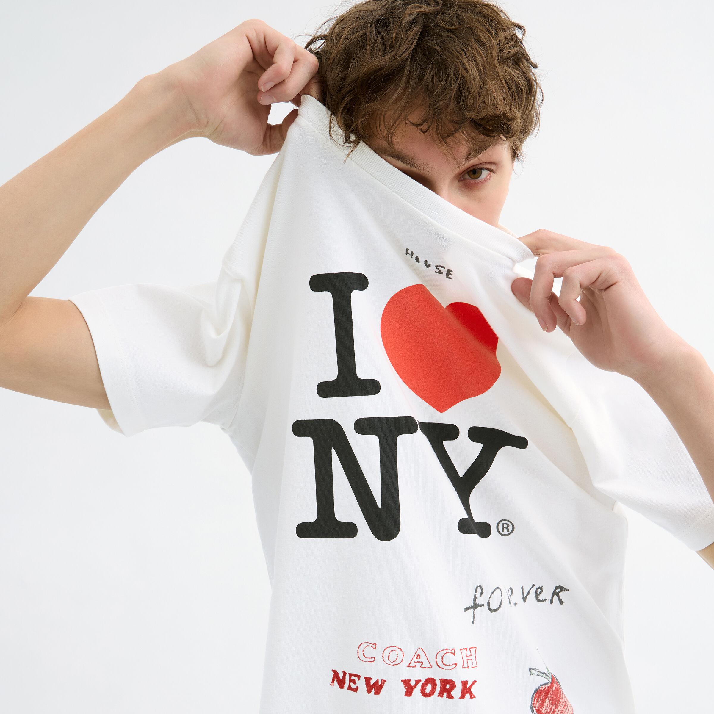 Buy COACH New York T-shirt WHITE Online in UAE