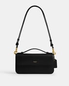 Refined Calf Leather Elora Top Handle Crossbody Bag