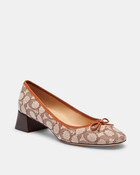 Ava Ballet Pump In Signature Textile Jacquard