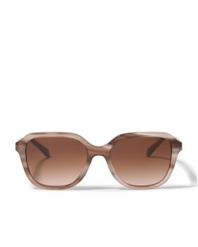 Square Frame Ny Thin Temple Sunglasses