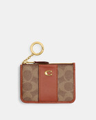 Essential Mini Id Card Case In Signature Canvas