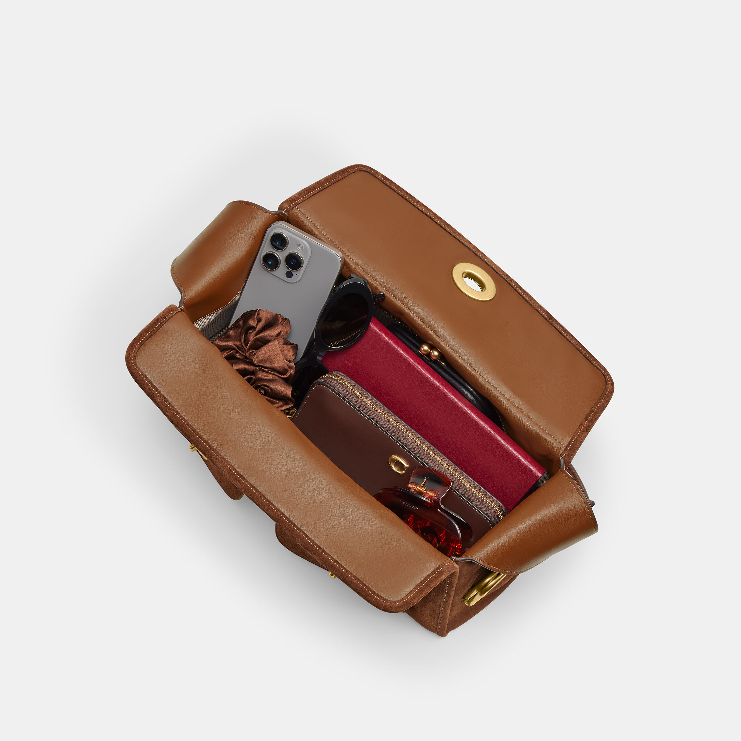 バッグ COACH SHOULDER BAG TURN LOCK BROWN 9014 Buy COACH Turnlock Haversack Bag Brown Online in UAE