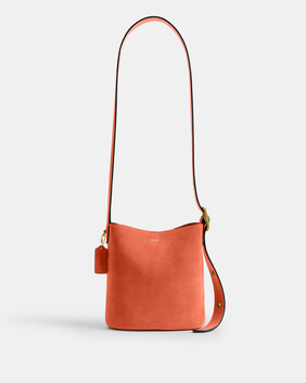 Suede Bleecker Bucket Bag 21
