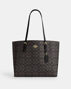 حقيبة يد مولي قماش قنب محفور بشعار الماركة