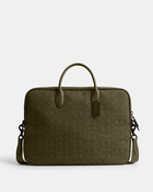 Theo Work Bag In Signature Jacquard