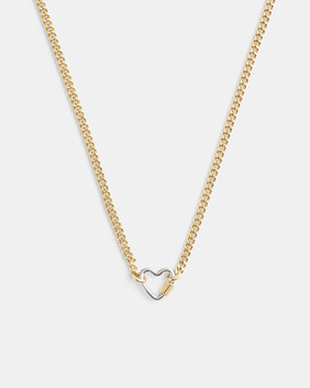 Carabiner Heart Necklace