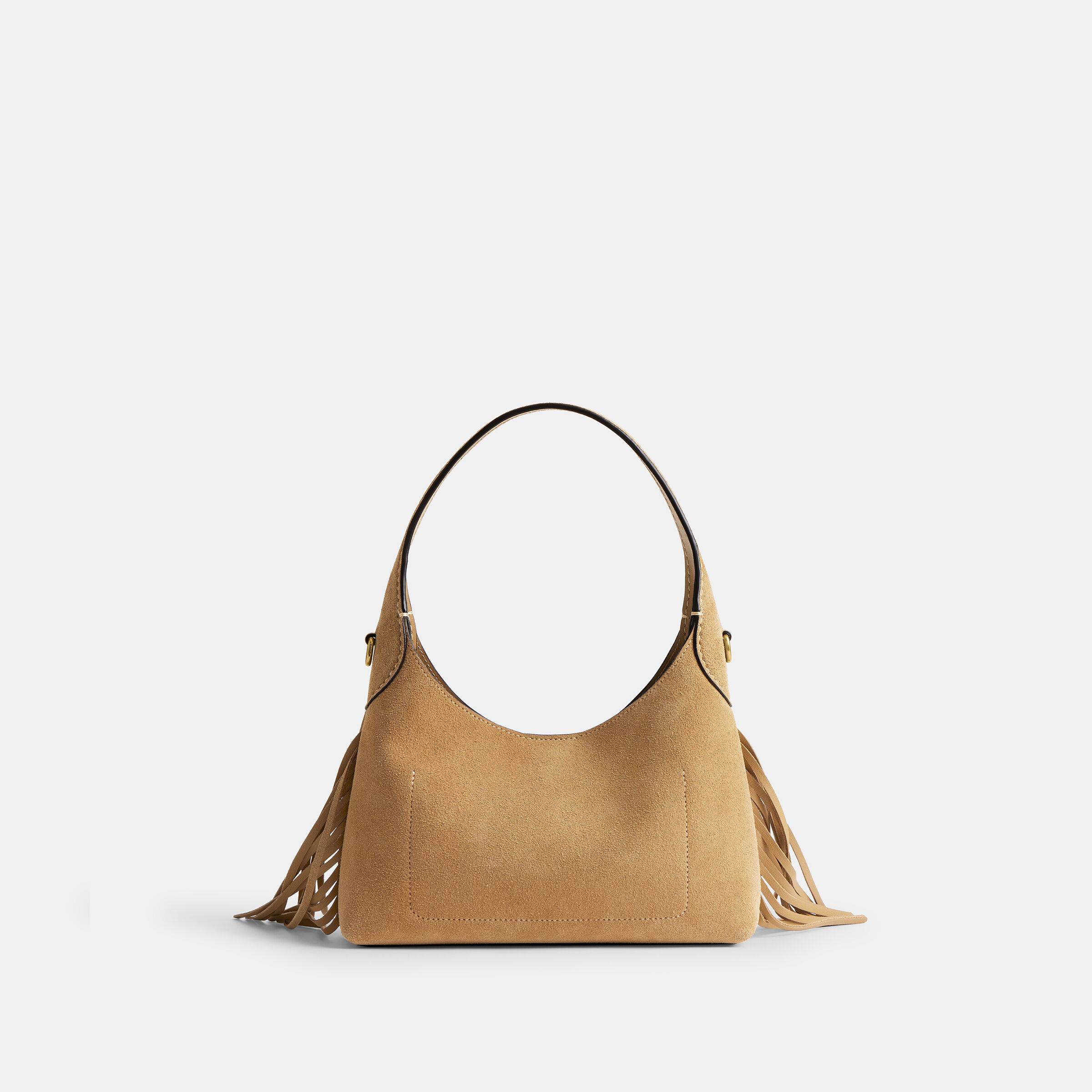 Buy COACH Brooklyn Shoulder Bag 23 With Fringe 23 BEIGE Online in
