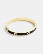 Pegged Signature Hinged Bangle