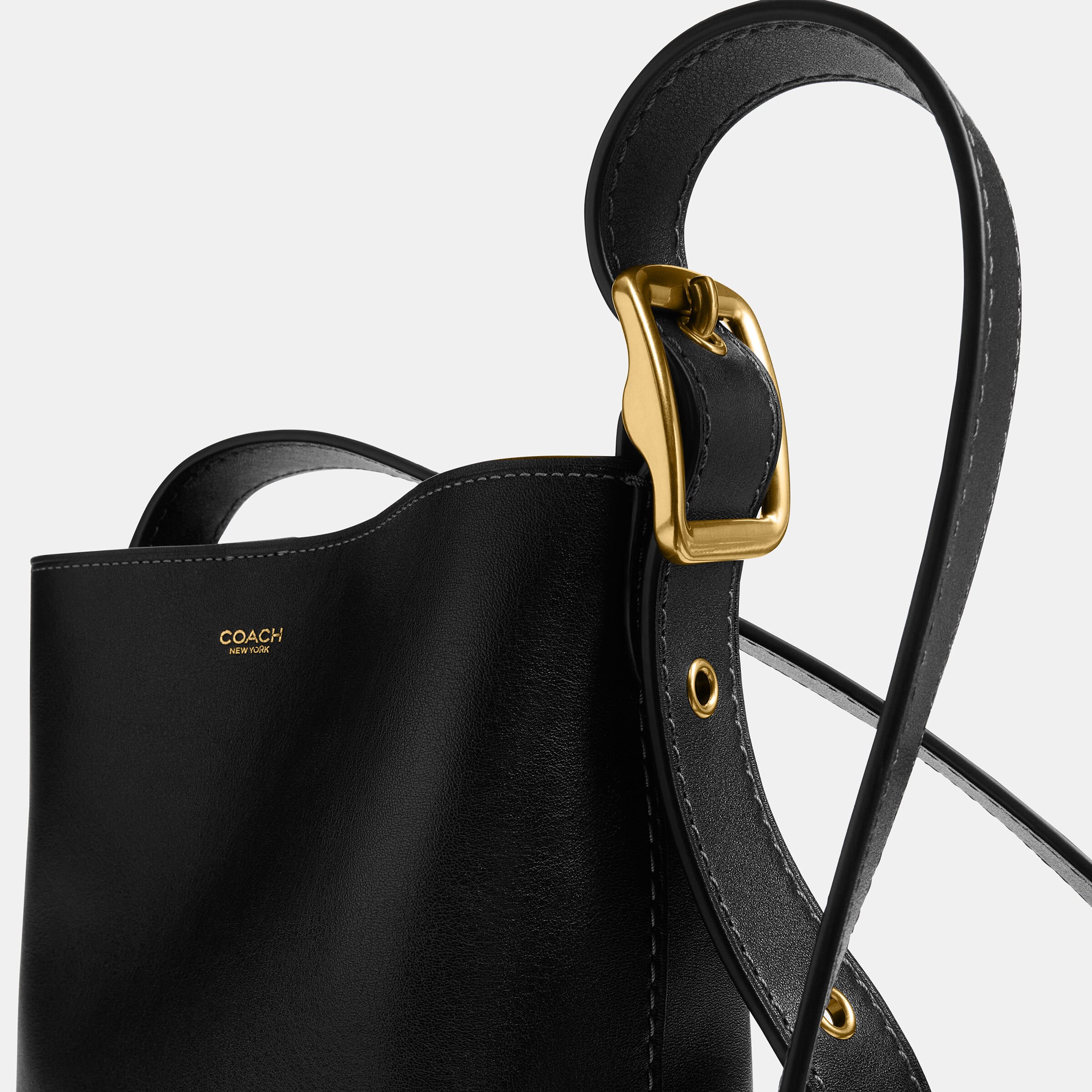 Buy COACH Bleecker Bucket Bag 21 Black Online in UAE