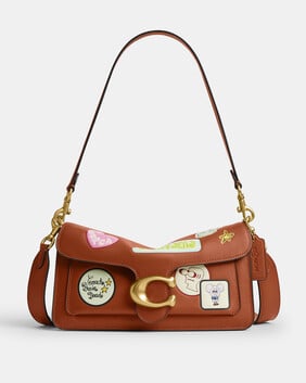 Brain Dead Soft Tabby Shoulder Bag 26 With Patches