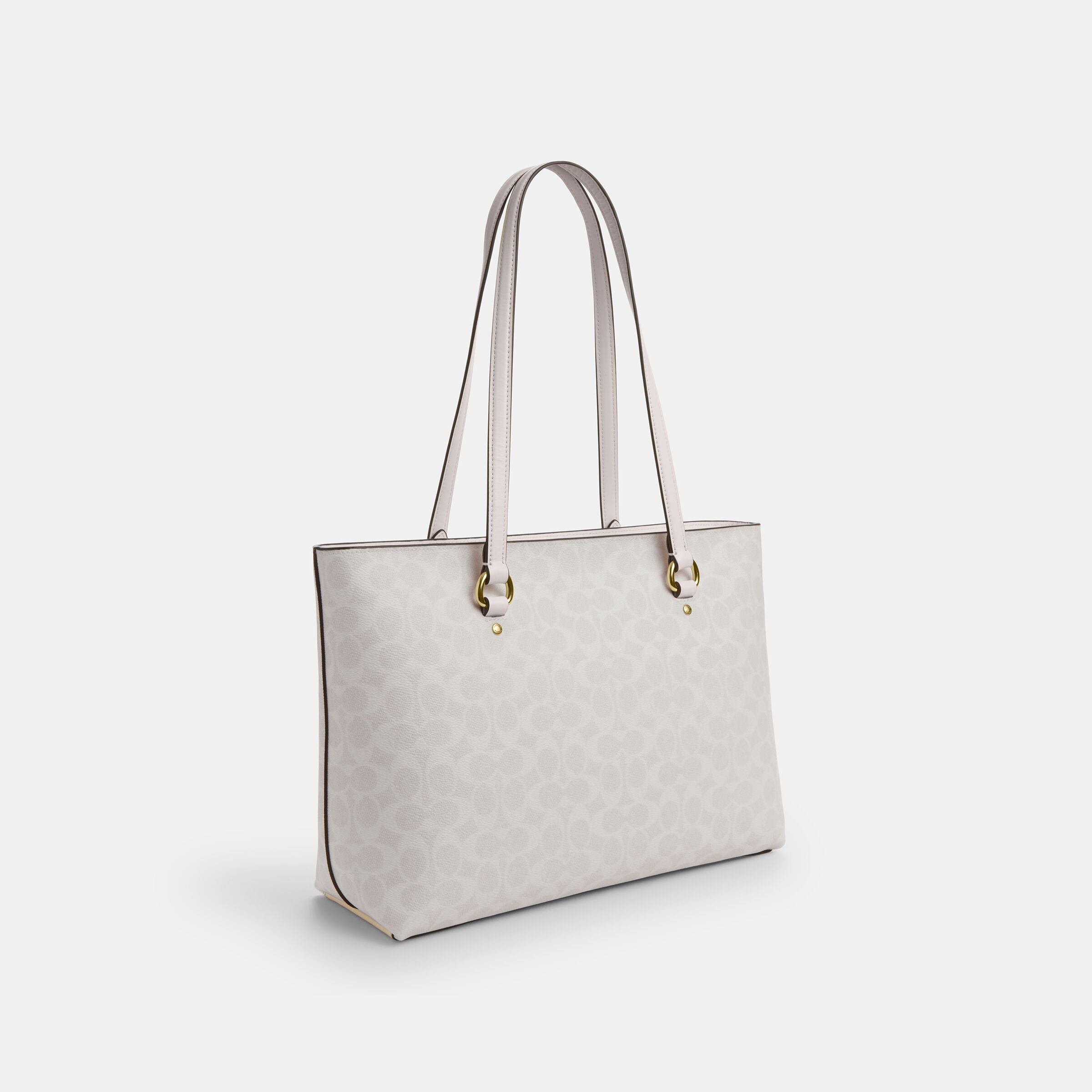 Buy COACH Station Tote Bag In Signature Canvas WHITE Online in UAE