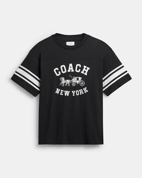 Horse And Carriage Relaxed T-shirt In Organic Cotton