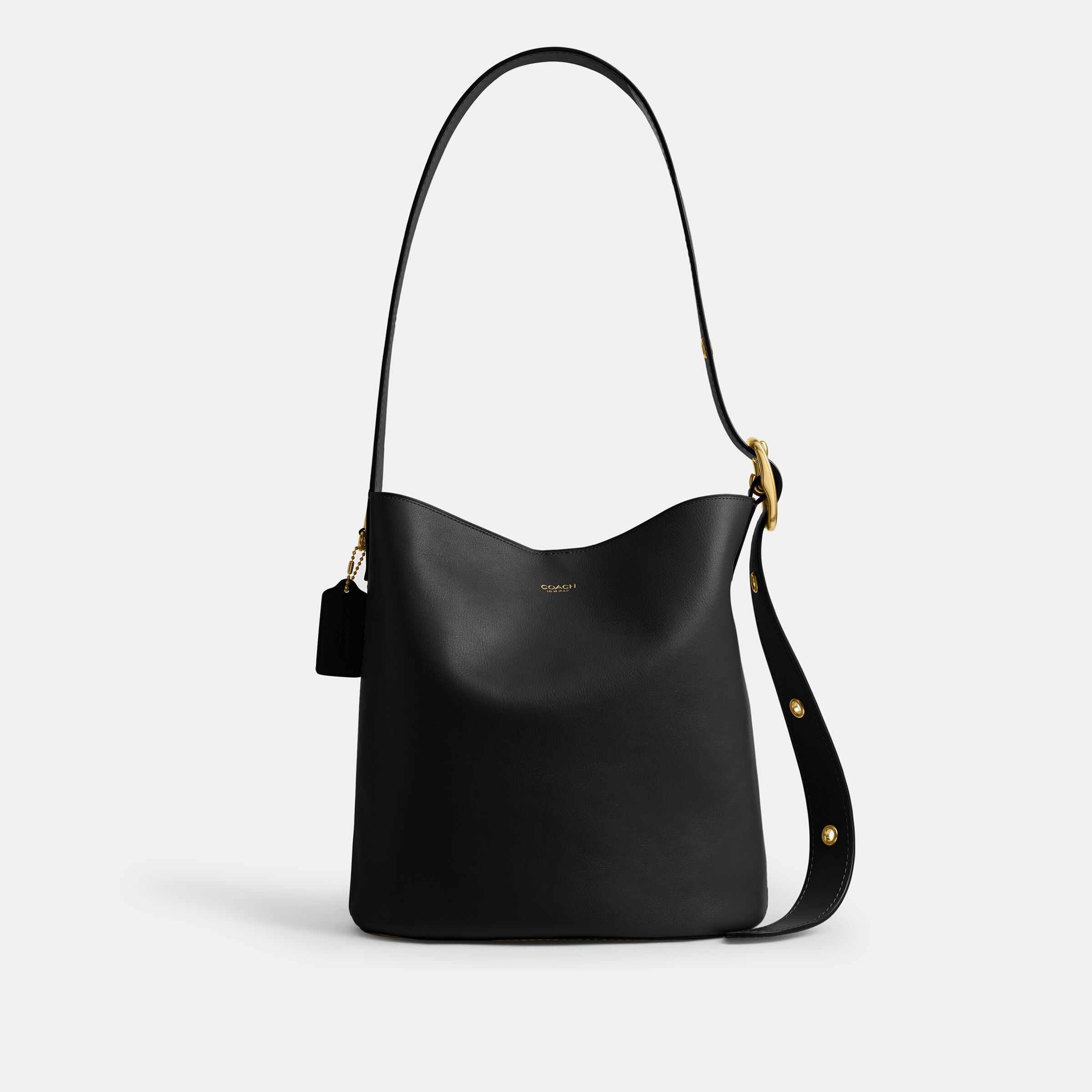 Buy COACH Bleecker Bucket Bag Black Online in UAE