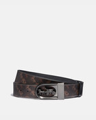 Horse And Carriage Buckle Cut-to-size Reversible Belt With Horse And Carriage Print, 38mm