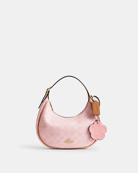 Emily Shoulder Bag In Signature Canvas With Charms