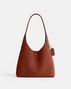 Suede Brooklyn Shoulder Bag 28