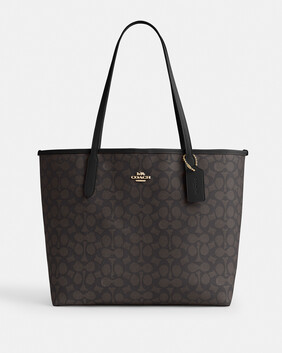 City Tote Bag In Signature Canvas
