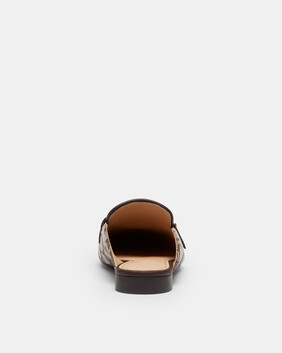 Backless Loafer In Signature Jacquard