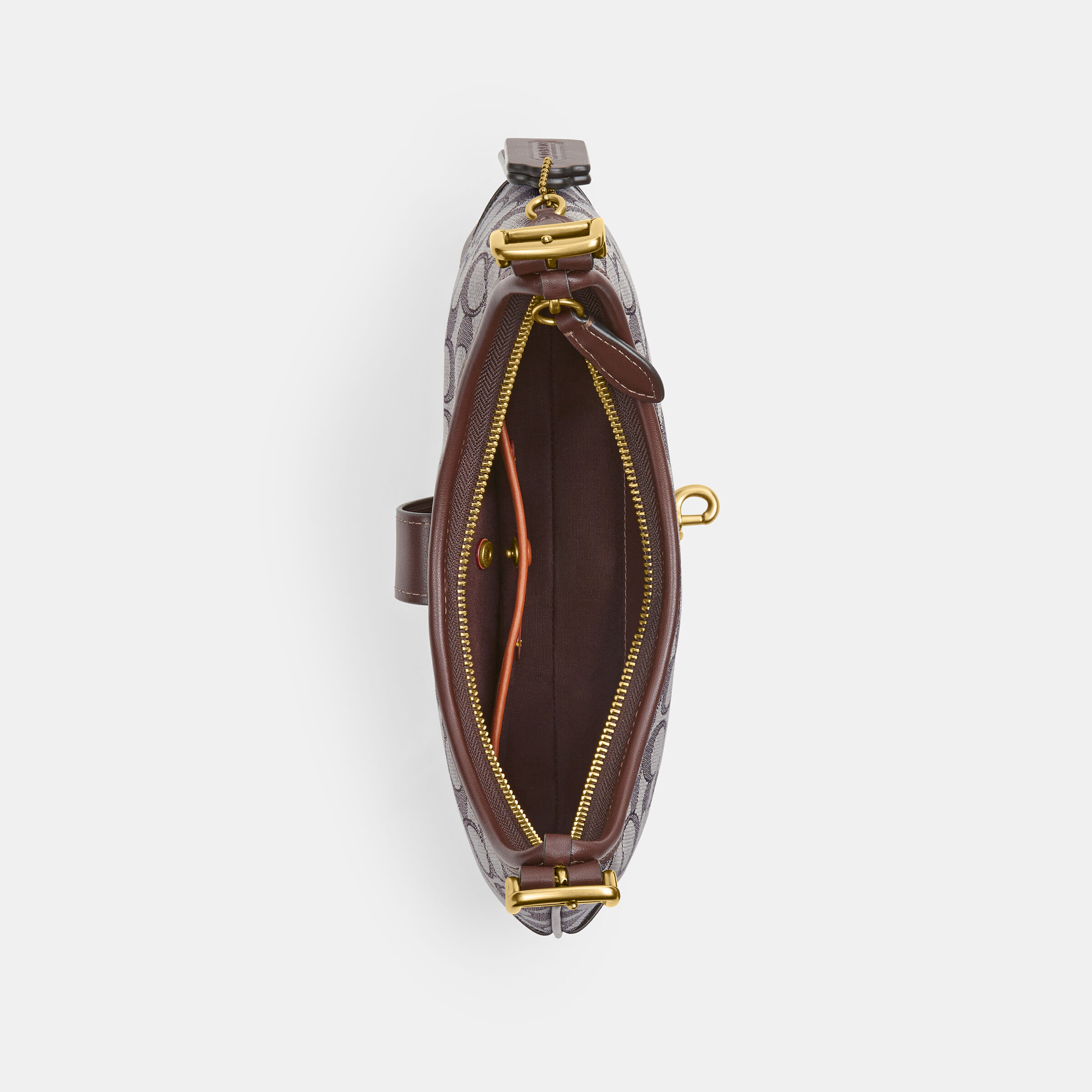 Buy COACH Hamptons Hobo Bag In Signature Jacquard 26 Dbrown Online