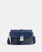 League Crossbody In Mixed Signature Canvas