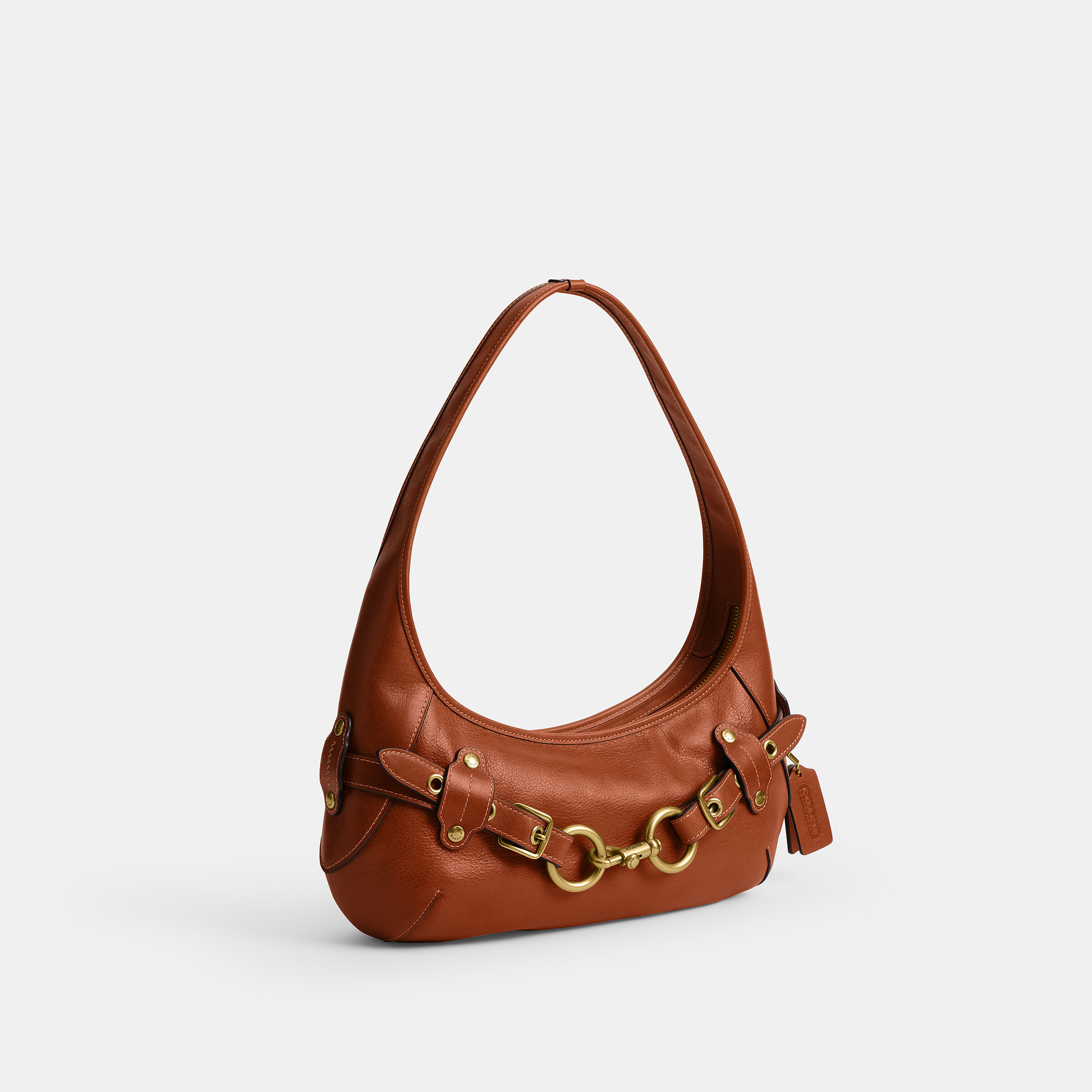 Buy COACH Belted Ergo Shoulder Bag Open Brown Online in UAE