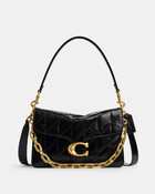 Chain Tabby Shoulder Bag With Quilting
