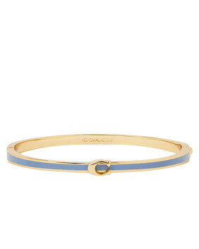 سوار مزين بشعار الماركة ومينا بإغلاق بمفصل