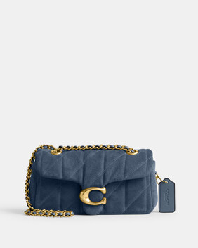 حقيبة كتف تابي 20 بتصميم مبطن