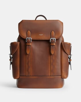Hitch Backpack In Loved Leather