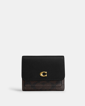 Mila Small Flap Wallet In Signature UpcraftedLeather