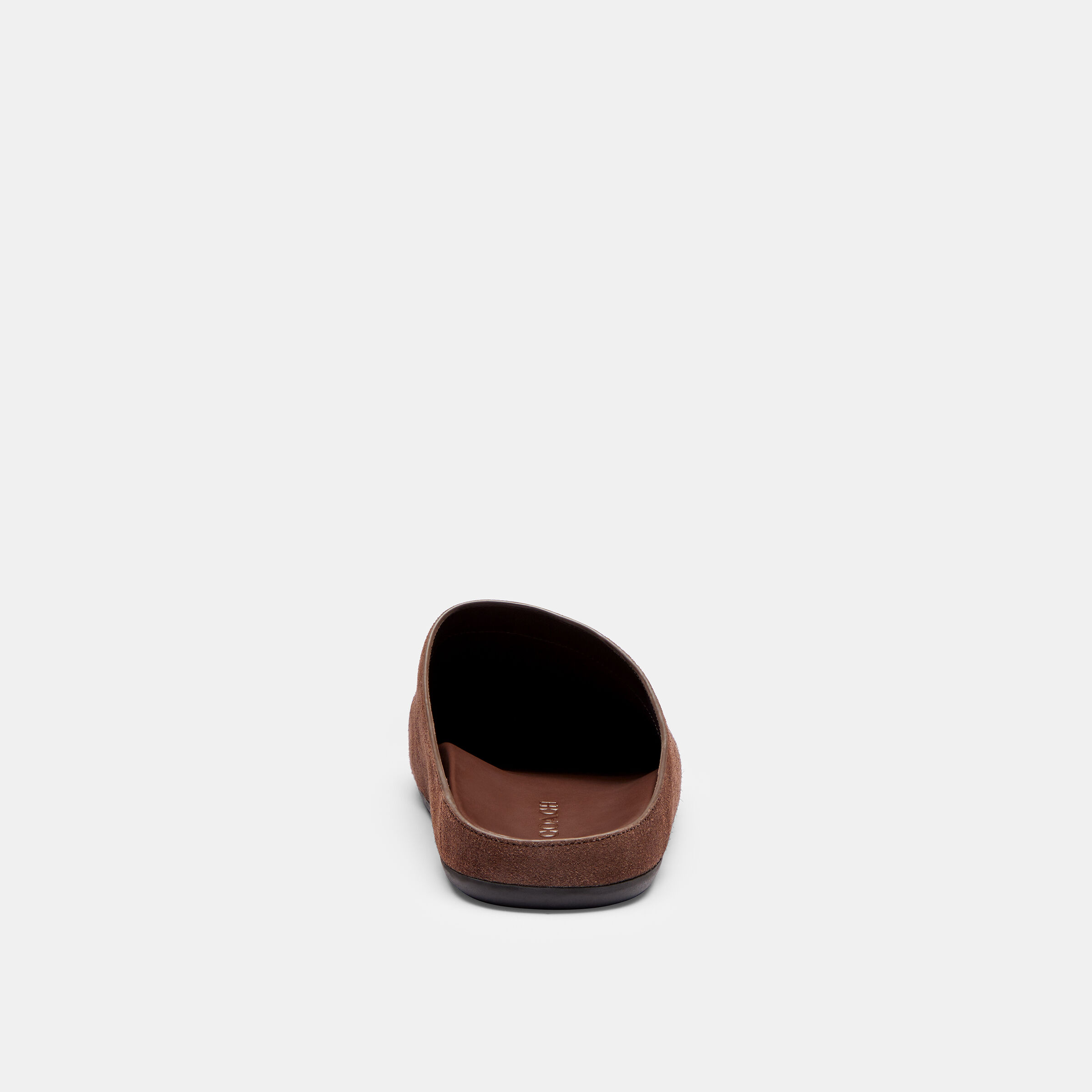 Buy COACH Sculpted C Soft Mule Brown Online in UAE